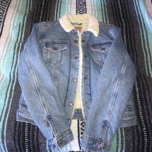 Levi Strauss Sherpa Denim Jacket
